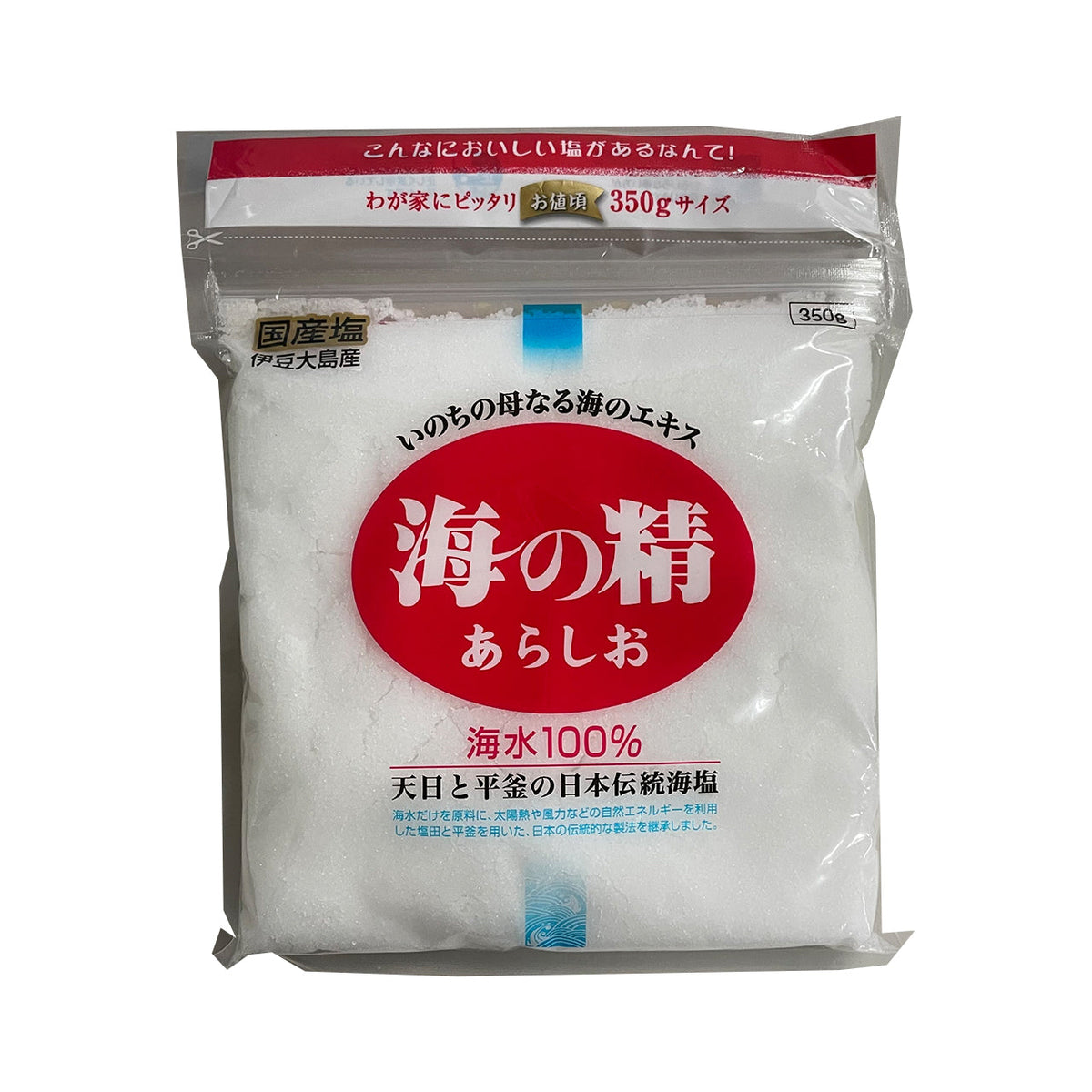 海の精 海の精あらじお 350g – 九州屋plus+