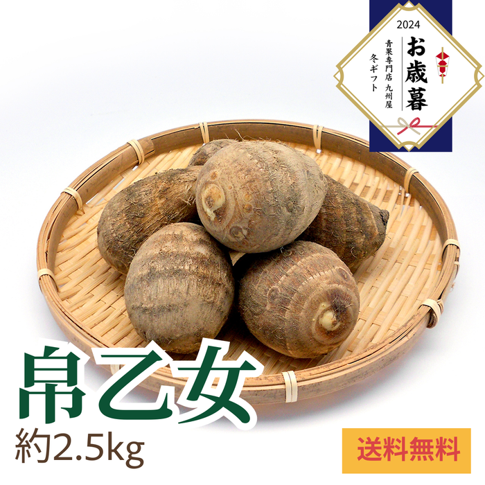 〈お歳暮〉
新潟県産 
帛乙女里芋のギフト 
1箱（約2.5kg）